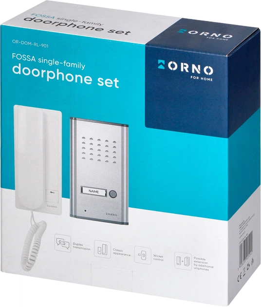 Комплект домофону ORNO FOSSA White (OR-DOM-RL-901) - зображення 10