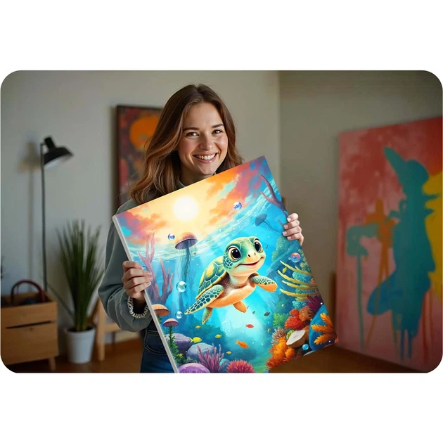 Картина за номерами Massido Черепашка 40x50 см 699022 (5903890631130) - зображення 10