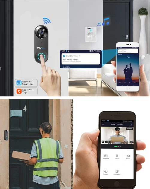 Wideodomofon Mbg Line SF W3 Black (5902659174284) - obraz 2