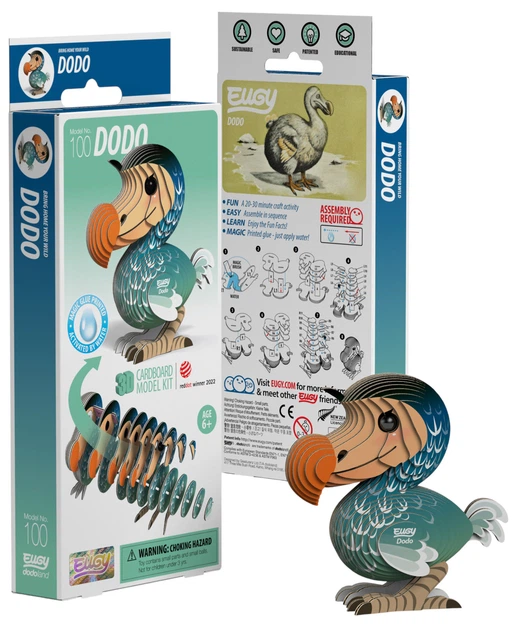 Збірна 3Д модель Eugy Зоопарк Додо XEG-100 (9421035150781) - зображення 4