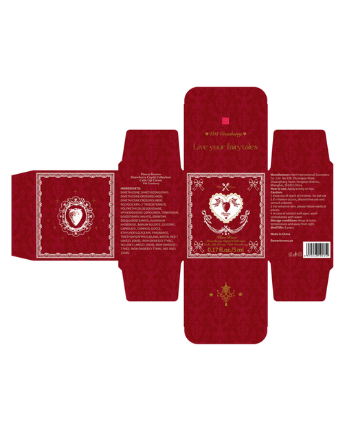 Муссовая помада для губ Flower Knows (Флавер Ноуз) Strawberry Cupid Cake Lip Cream матовая 5 мл — оттенок V08 Cranberry - изображение 7