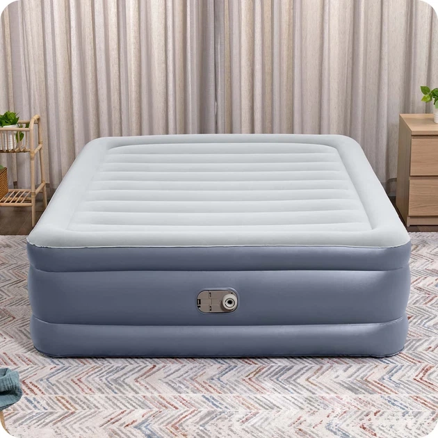 Надувний матрац Bestway з вбудованим електричним насосом 203 x 152 x 51 см 6713I (6941607326428) - зображення 7