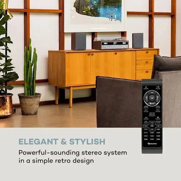 Музичний центр, Стереосистема 8в1, Wifi,Bt,Fm,Cd,Aux, Auna Birmingem, Hifi, з Німеччини - зображення 7