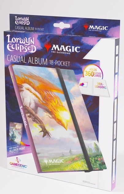 Альбом для карток Gamegenic Magic the Gathering - Lorwyn Eclipsed - Casual Album 18-Pocket - Eirdu, Carrier of Dawn/Isilu Carrier of Twilight (4251715423110) - зображення 6