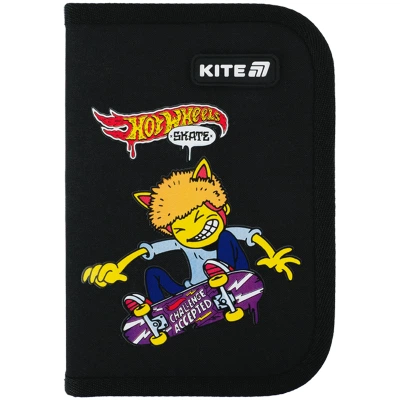 Пенал Kite 622-2 Hot Wheels, 1 відділення, 2 відворот (HW25-622-2) - изображение 3