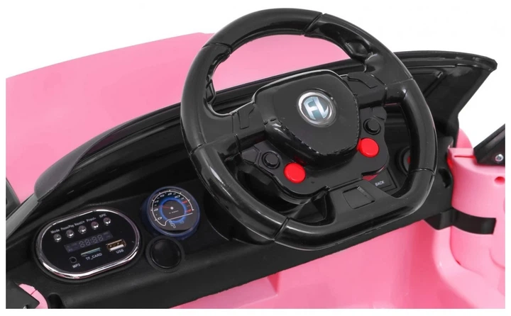 Samochód elektryczny dla dzieci Start Run na akumulator SUV + Pilot + Funkcje bezpieczeństwa Różowy (PA.HL-1638.ROZ) (5903864905557) - obraz 7
