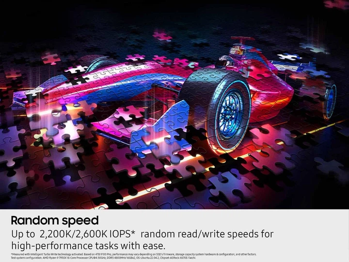 Samsung Накопичувач SSD Samsung M.2 8TB PCIe 5.0 9100PRO - изображение 9