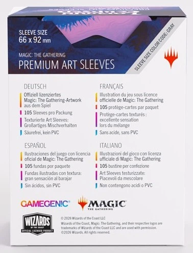 Протектори для карт Gamegenic Magic the Gathering - Lorwyn Eclipsed - Premium Art Sleeves - Eirdu, Carrier of Dawn (4251715423165) - зображення 5