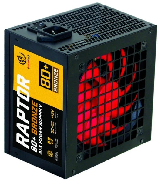 Zasilacz Rebeltec ATX RAPTOR 600W 80 Plus Bronze (RBLZAS00017) - obraz 2