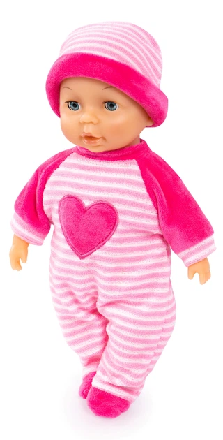 Пупс Bayer Design My First Baby з мотивом серця 28 см Рожевий 92802AS (4003336411799) - зображення 3