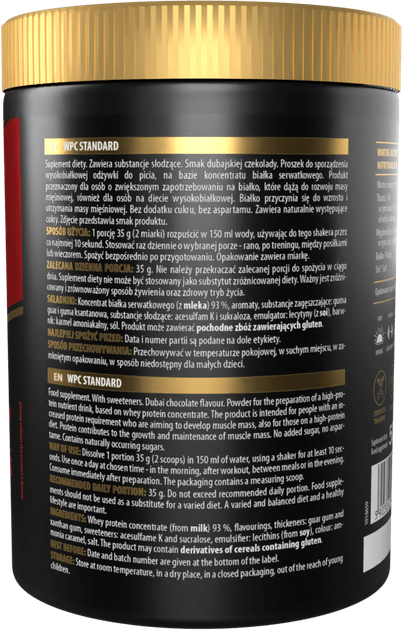 Białko ActivLab WPC Standard 500 g Dubajska czekolada (5903260909746) - obraz 2