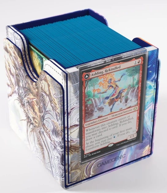 Pudełko na karty Gamegenic Magic the Gathering - Lorwyn Eclipsed - Sidekick PRO 100+ XL - Ashling, the Limitless/Auntie Ool, Cursewretch (4251715423080) - obraz 6