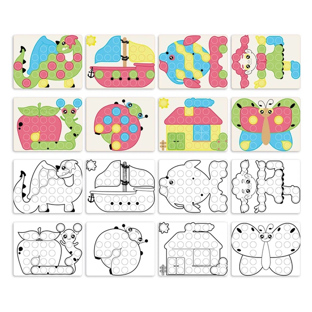 Mozaika Quercetti Play Eco Quercetti Fantacolor Junior (84190) (8007905841907) - obraz 3