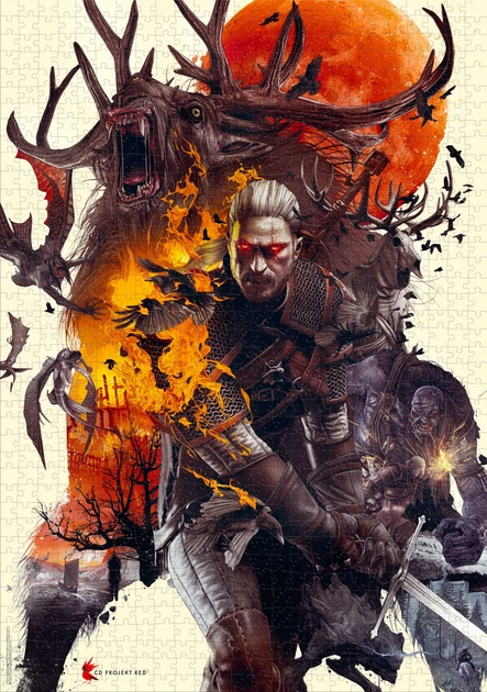 Пазли Good Loot The Witcher Monsters 1000 деталей (5908305250210) - зображення 2