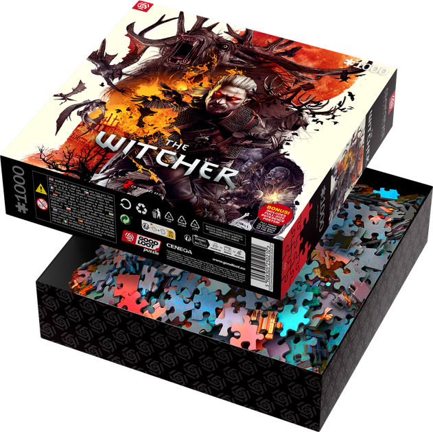 Пазли Good Loot The Witcher Monsters 1000 деталей (5908305250210) - зображення 4