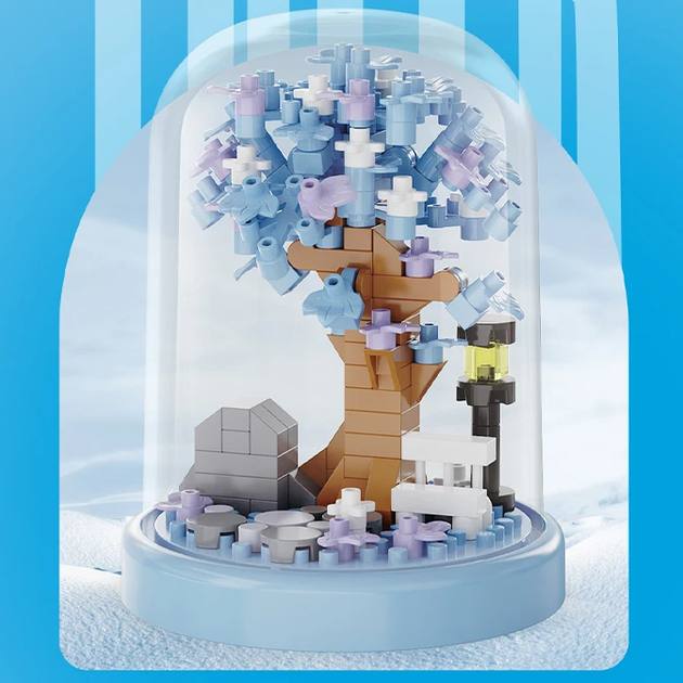 Мини-конструктор в колбе «Winter Tree» M3158 - изображение 3