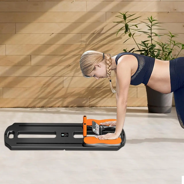 Складной тренажер для пилатеса RIAS Multifunctional Fitness Board с автоматическим отскоком Black (3_07879) - Фото 4 Складной тренажер для пилатеса RIAS Multifunctional Fitness Board с автоматическим отскоком Black (3_07879) - изображение 4