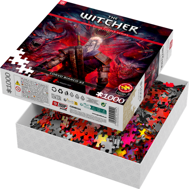Пазли Good Loot Comic Book The Witcher Corvo Bianco 1000 деталей (5908305251040) - зображення 4