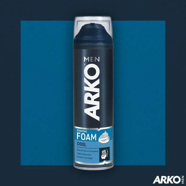 Пена ARKO 200 мл Cool охлаждающая - Фото 4 Пена ARKO 200 мл Cool охлаждающая - изображение 4