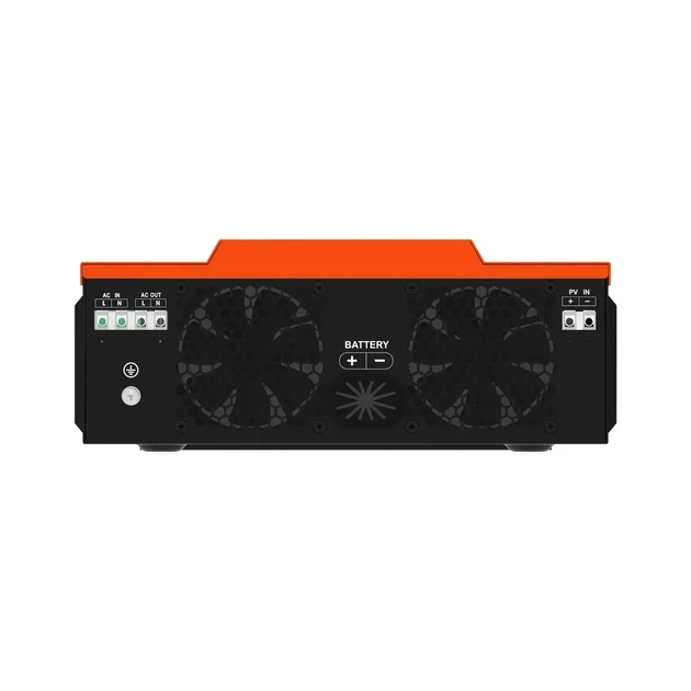 Гибридный инвертор солнечный PowMr 3200W 24V POW-HVM3.2H-24V-N чистая синусоида 3кВт (Max CH 80A, AC 60) - изображение 4