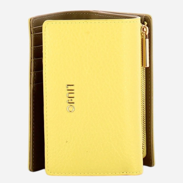 Гаманець жіночий зі штучної шкіри для карток Liu Jo AA6172E1109-40636 Лимонний (800070353825) - зображення 3