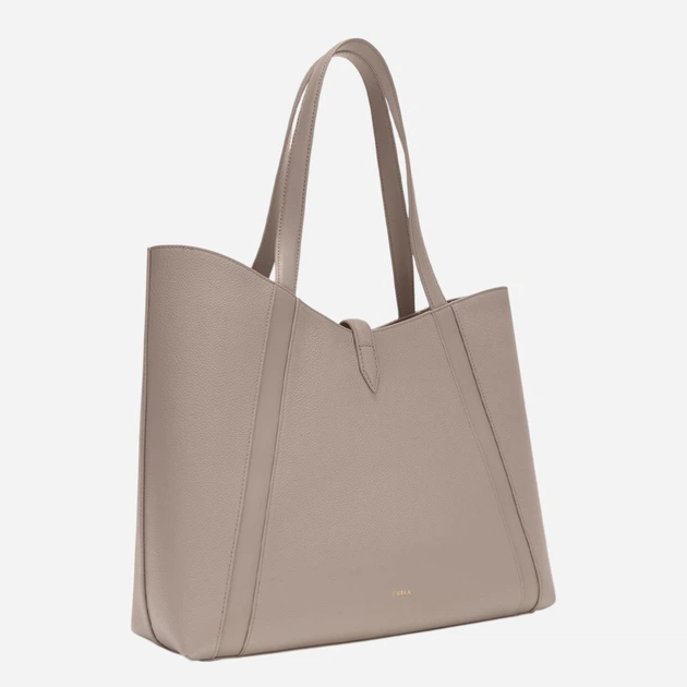 Сумка шопер жіноча з натуральної шкіри Furla WB01788BX33534488S1007 Пудрова (800070352181) - зображення 4