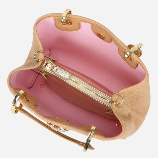 Torebka crossbody damska mała Braccialini B18851-YY-367 Beżowa - obraz 5