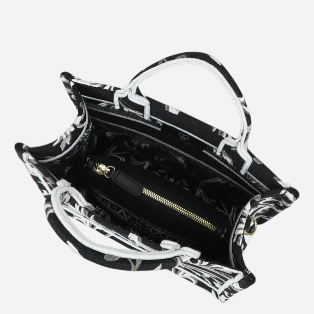 Torebka crossbody damska materiałowa Braccialini B18920-TY-3294 Czarna - obraz 5