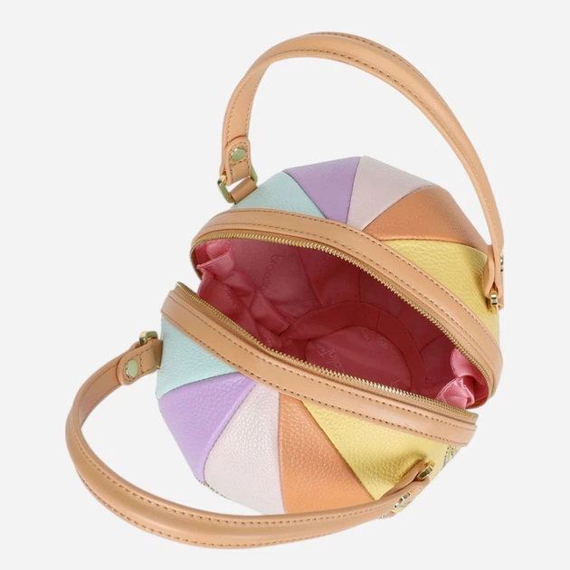 Torebka crossbody damska mała Braccialini B19042-PP-818 Beżowa - obraz 5