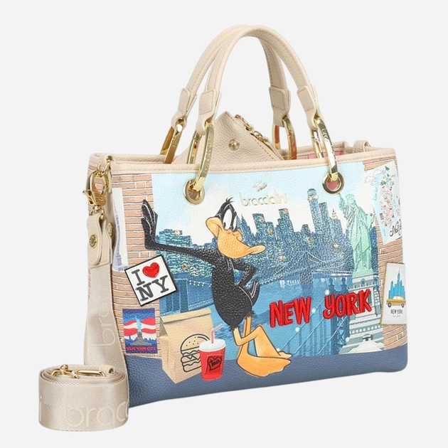 Torebka crossbody damska mała Braccialini LT251-YY-818 Wielokolorowa - obraz 4