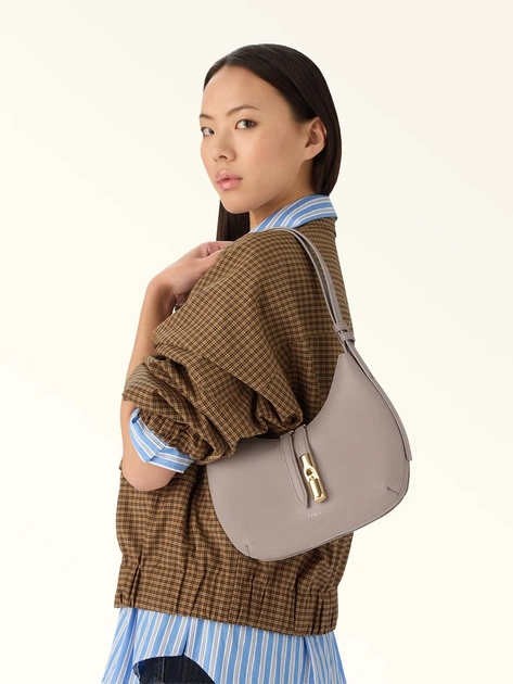 Сумка крос-боді жіноча з натуральної шкіри маленька Furla WB01500BX33534488S1007 Бежева (800070352160) - зображення 3