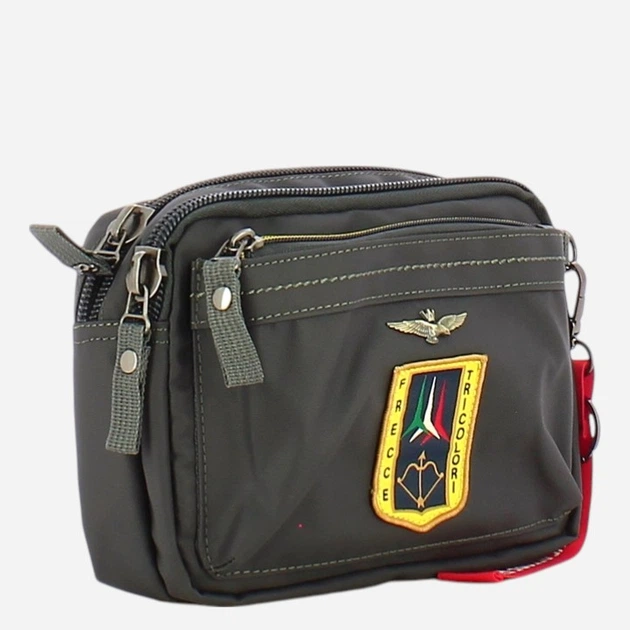 Сумка на пояс чоловіча тканинна Aeronautica Militare AM353-AN Сіра (800070263082) - зображення 3