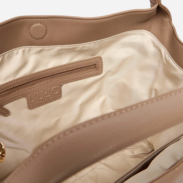 Сумка хобо жіноча зі штучної шкіри середня Liu Jo AA6058ES026-71409 Коричнева (800070353719) - зображення 4