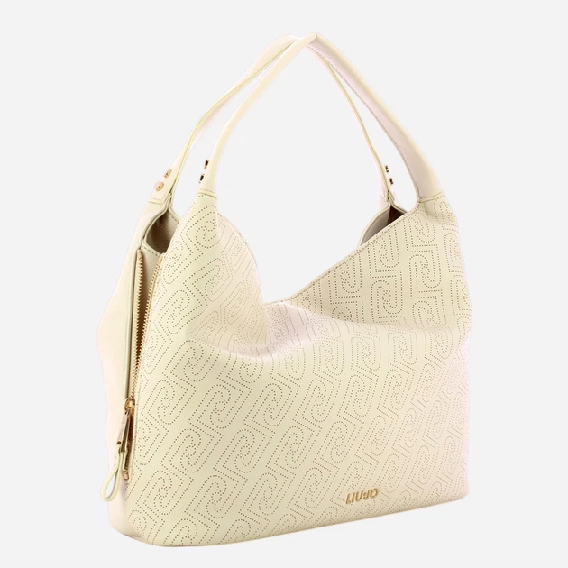 Сумка хобо жіноча зі штучної шкіри середня Liu Jo AA6058ES026-X0459 Молочна (800070353720) - зображення 3