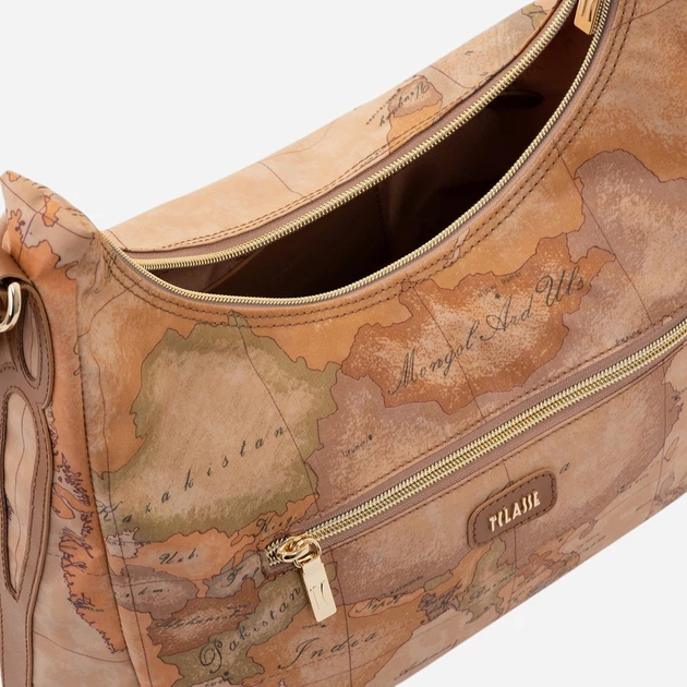 Torebka hobo damska mała 1A Classe LE58S578-0970 Brązowa - obraz 4