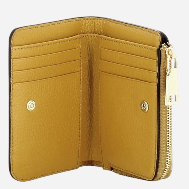 Гаманець жіночий шкіряний для карток IUNTOO 1670794445 Жовтий (800070356323) - зображення 3