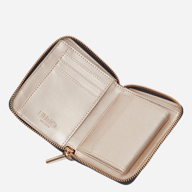 Гаманець жіночий зі штучної шкіри для карток Liu Jo AA6156E1012-22222 Чорний (800070353796) - зображення 3