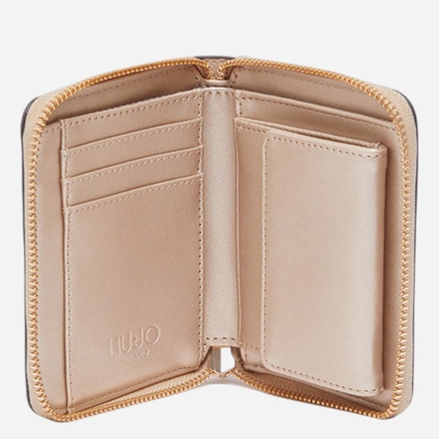 Гаманець жіночий зі штучної шкіри для карток Liu Jo AA6156E1012-90048 Золотистий (800070353799) - зображення 3