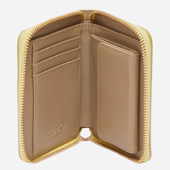 Гаманець жіночий зі штучної шкіри для карток Liu Jo AA6156E1109-40636 Жовтий (800070353804) - зображення 3