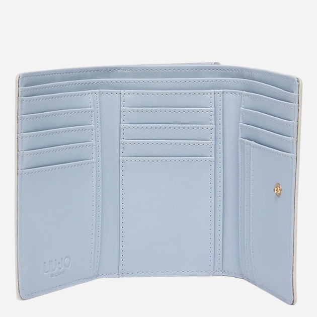 Гаманець жіночий зі штучної шкіри для карток Liu Jo AA6172E1109-X0459 Білий (800070353827) - зображення 3