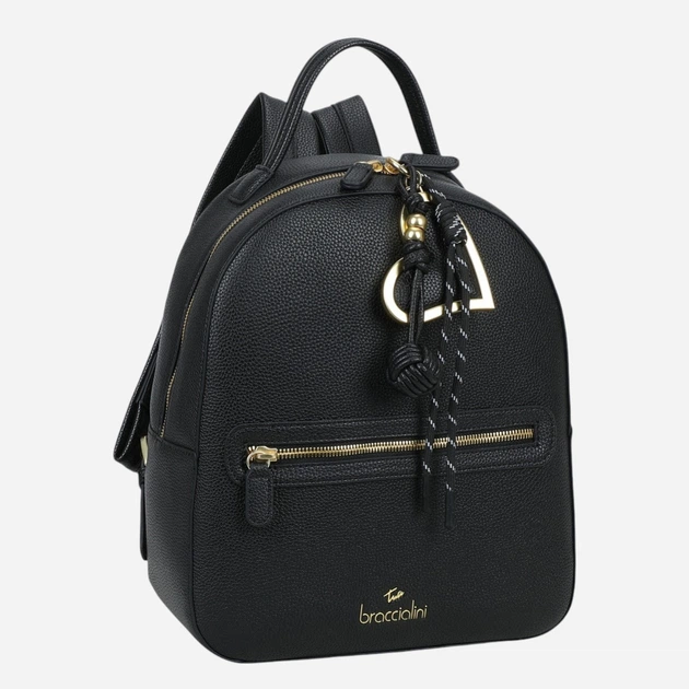 Рюкзак жіночий вміщує формат А4 Braccialini B18844-YY-100 Чорний (800070356133) - зображення 4