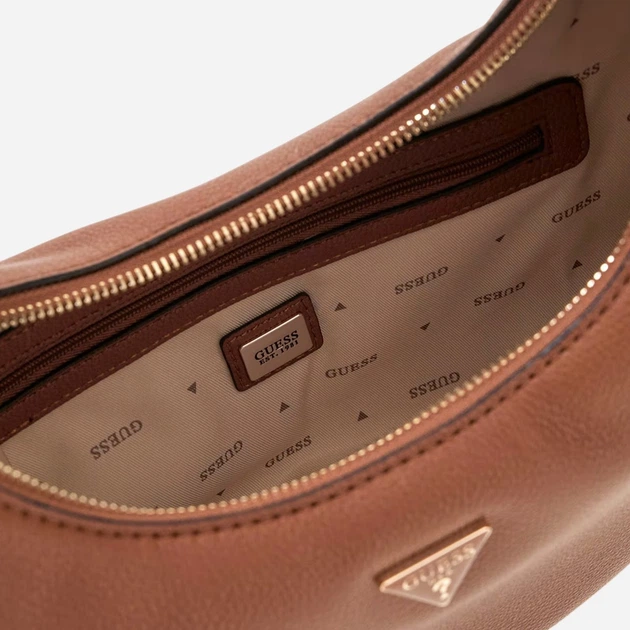 Сумка жіноча зі штучної шкіри велика Guess HWBG9664020-COG Коричнева (800070352276) - зображення 3