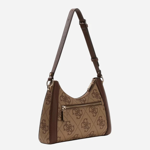 Сумка жіноча зі штучної шкіри середня Guess HWOS9901180-LGW Коричнева (800070352305) - зображення 3