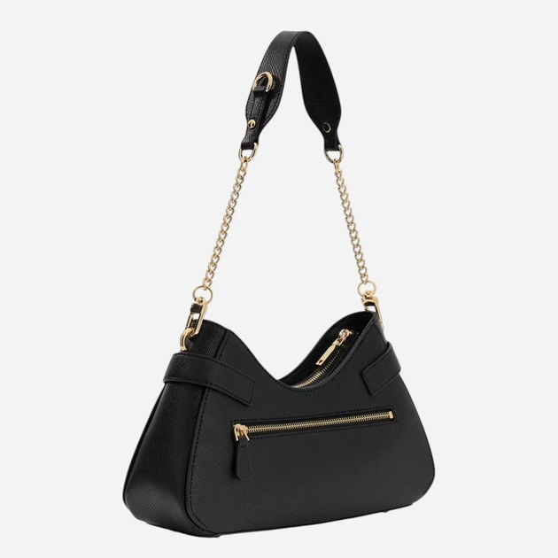 Torebka bagietka damska mała Guess HWZG8091180-BLA Czarna - obraz 3