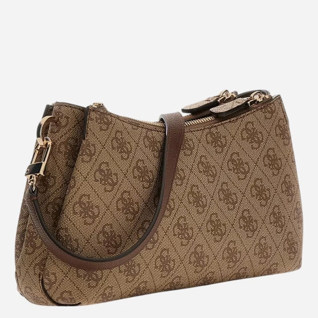 Torebka bagietka damska mała Guess HWBG9672730-LGW Brązowa - obraz 3