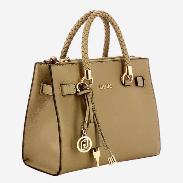 Сумка крос-боді через плече жіноча зі штучної шкіри середня Liu Jo AA6069E1012-01679 Бежева (800070353721) - зображення 3