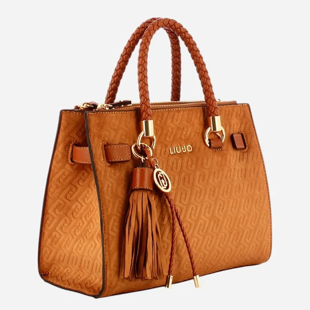Torebka crossbody damska mała Liu Jo AA6069T384A-X0742 Brązowa - obraz 3