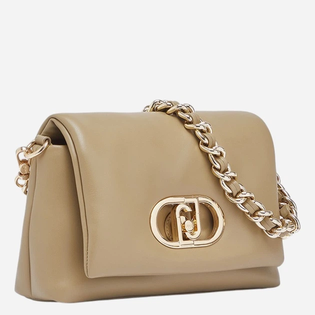 Сумка крос-боді через плече жіноча зі штучної шкіри середня Liu Jo AA6148E0953-01679 Бежева (800070353777) - зображення 3