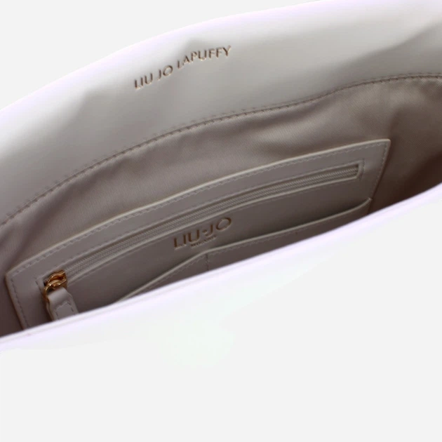 Сумка крос-боді через плече жіноча зі штучної шкіри середня Liu Jo AA6147E0953-X0459 Біла (800070353776) - зображення 5