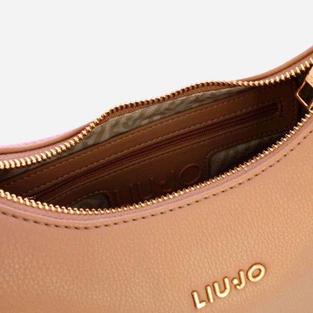 Сумка крос-боді через плече жіноча зі штучної шкіри маленька Liu Jo AA6180E1012-51317 Бежева (800070353832) - зображення 5